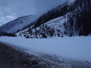 Fototapeta na wymiar Eagle Pass in the winter, West of Revelstoke, British ColumbiaEagle Pass in the winter, West of Revelstoke, British Columbia
