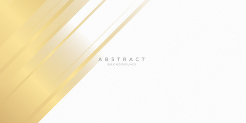 Gold Yellow White Box Rectangle Abstract Background Vector Presentation Design