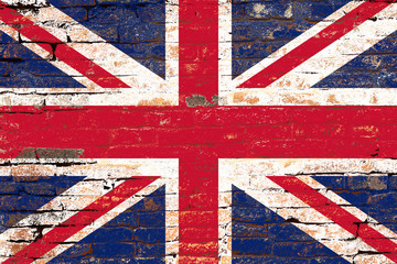 grunge flag of united kingdom