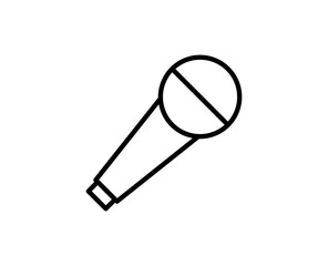 Microphone line icon