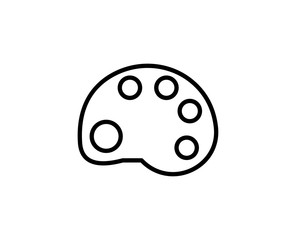 Palette line icon