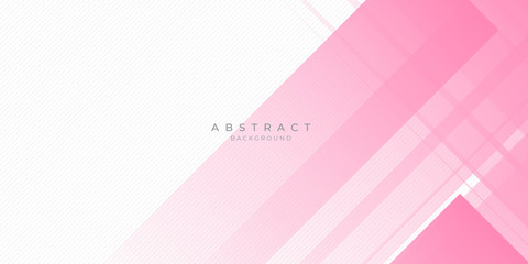 Pink white abstract background geometry shine and layer element vector for presentation design. Suit for business, corporate, institution, party, festive, seminar, and talks. 