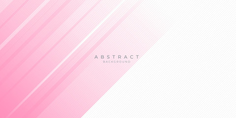 Pink white abstract background geometry shine and layer element vector for presentation design. Suit for business, corporate, institution, party, festive, seminar, and talks. 
