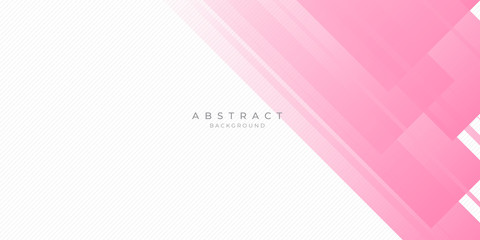 Obraz premium Pink white abstract background geometry shine and layer element vector for presentation design. Suit for business, corporate, institution, party, festive, seminar, and talks. 