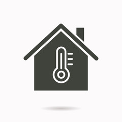 Climate control icon. Vector illustration for graphic and web design.
