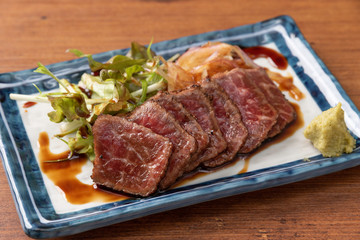 牛肉のたたき