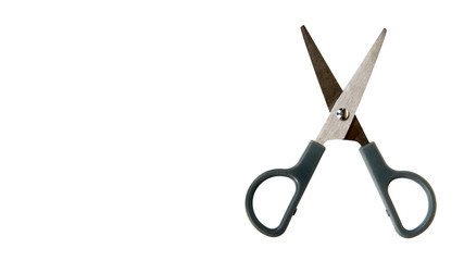 Little scissors for kids. Preschool education supply.