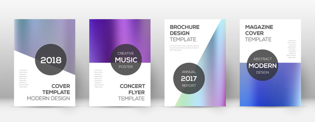 Flyer layout. Modern curious template for Brochure