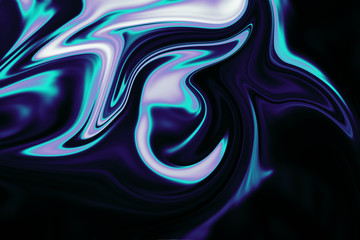 Abstract background of colorful liquid liner. Abstract texture of liquid acrylic.