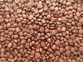  Close up of coffee beans for background   