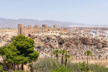 Fototapeta na wymiar View of Almeria in southern Spain. Mediterranean. Andalusia