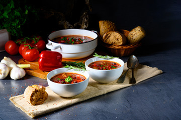 Spicy Mexican style beef with beans