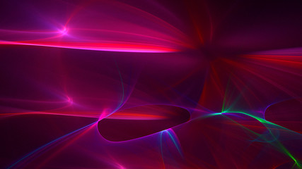 Fractal 3D rendering abstract and shiny background