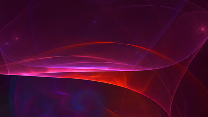 Fractal 3D rendering abstract and shiny background