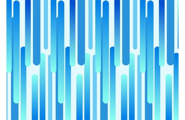 Abstract Smooth Rectangle Blue Color White Background
