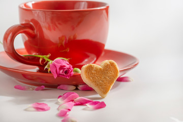  This is a card for lovers, Valentine's Day or Women's Day.