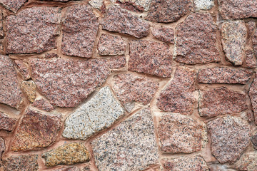 Abstract pattern of a stone wall background