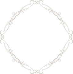 White Diamond antique pattern frame