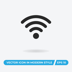 Wifi vector icon, simple sign for web site and mobile app.