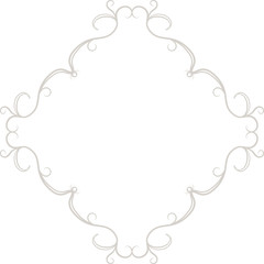 White Diamond antique pattern frame