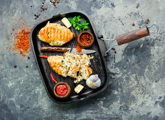 Chicken breast with cheese