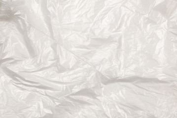 Plastic wihite background. Top view.