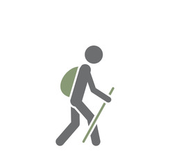 Camping icon on background for graphic and web design. Creative illustration concept symbol for web or mobile app