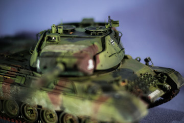 Model of Tiger tank from WWII