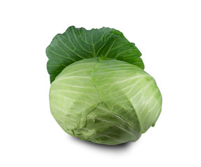 Fototapeta premium Cabbage isolated on white background.