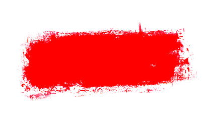 Wasserfarbe Streifen mit roter Farbe als grunge Textur