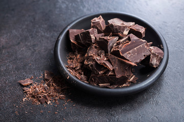 Pieces of chocolate