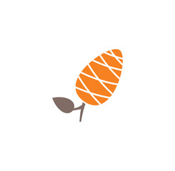 Autumn related icon on background for graphic and web design. Simple illustration. Internet concept symbol for website button or mobile app