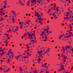 Beautiful seamless floral pattern background.