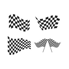 Race flag logo