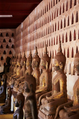 Fototapeta premium Buddha statue at temple