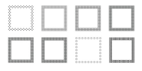 Vintage monogram set. Vector emblems for calligraphic luxury logos and retro ornamental design.