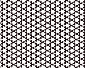 Seamless vector pattern in ornamental style. Geometric desing texture for wallpaper and gifts.