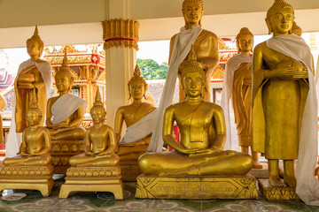 Pha That Luang temple in Vientiane , Laos