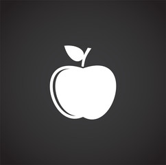 Autumn related icon on background for graphic and web design. Simple illustration. Internet concept symbol for website button or mobile app