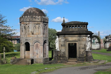 Obraz premium Glasgow Necropolis Friedhof
