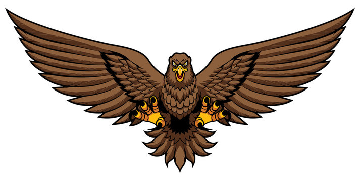 Golden Eagle Attack Mascot