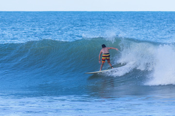 The surfing at  Arugam Bay, Sri Lanka Island