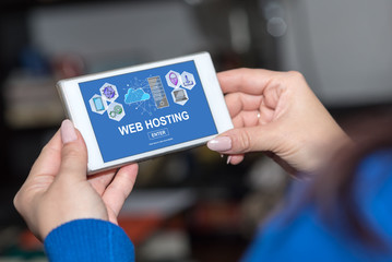Hosting concept on a smartphone