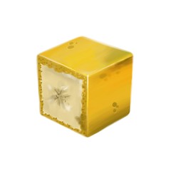 Cube fruit banana design elements for games and food, food packaging. The isometric nature of the game of brick cubes.