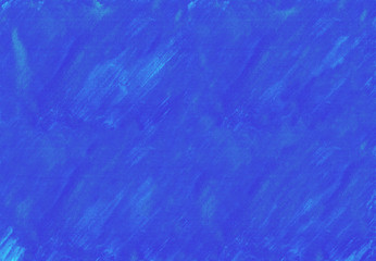 Fototapeta na wymiar 青色の水彩絵の具塗った色斑テクスチャ