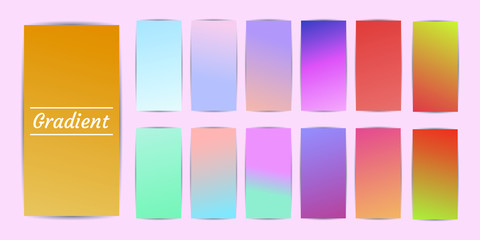 Color gradient cover design. Vibrant background for screen, poster, banner, wallpaper, social media post