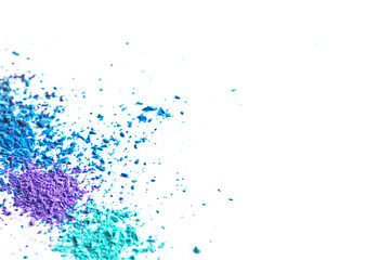 set color Eye shadow isolated on white background