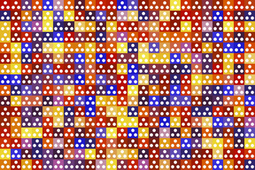 Obraz premium Abstract shapes compositions. Colorful Vector background