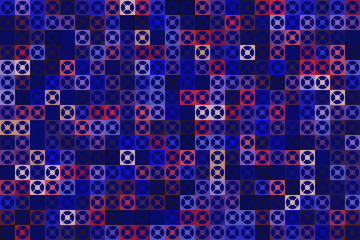 Abstract shapes compositions. Colorful Vector background