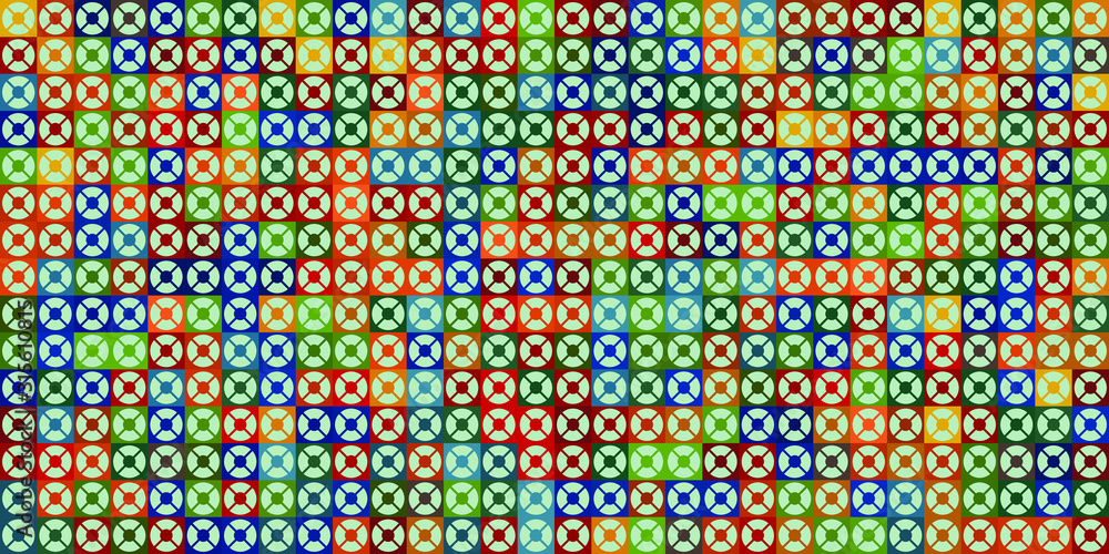 Aufkleber abstract shapes compositions. colorful vector background